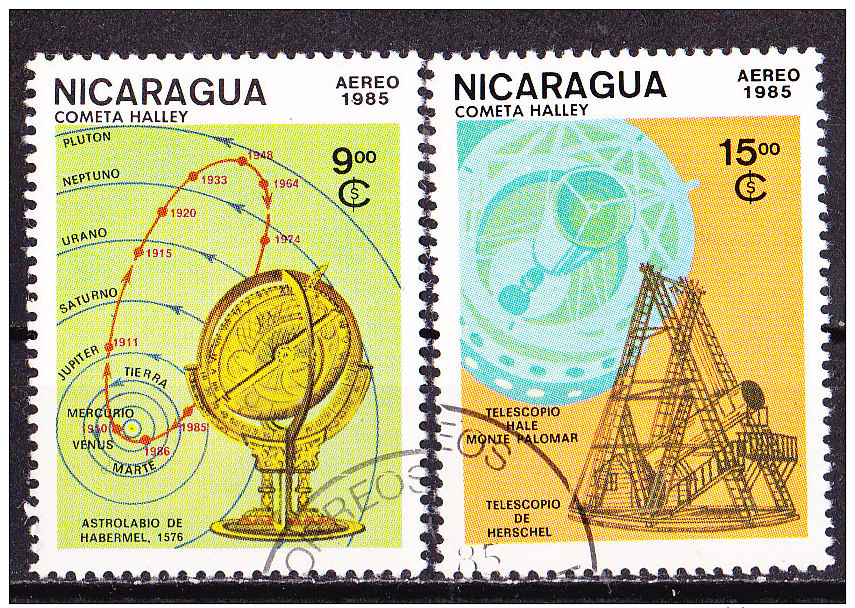 Cometa Di Halley-Nicaragua 1985-Usati - North  America