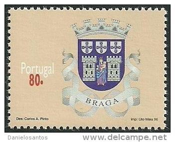 Portugal 1996 Arms Of The Districts Of Portugal - Brasões Dos Distritos 1G Scott 2116-21 Afinsa 2364-69 MNH - Francobolli