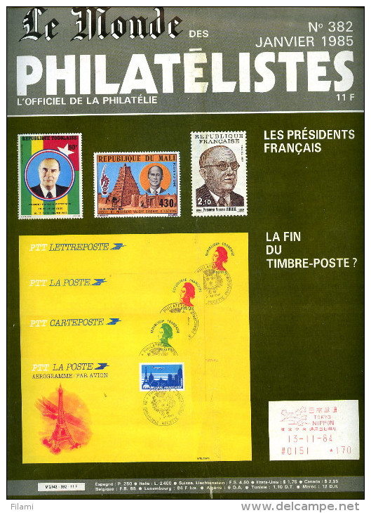 Le Monde Des Philatelistes N.382,président Republique,carte Voeux,faux Sperati,fiscal état Civil,Norvège Polaire - Francesi (dal 1941))
