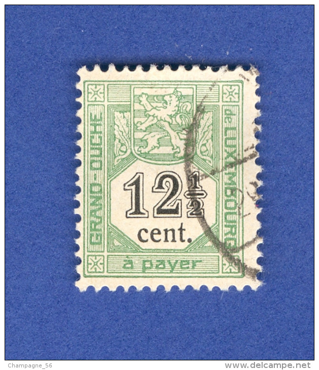 * 1907 N° 3 TIMBRES TAXE   OBLITÉRÉ  DOS CHARNIÈRE - Abarten & Kuriositäten