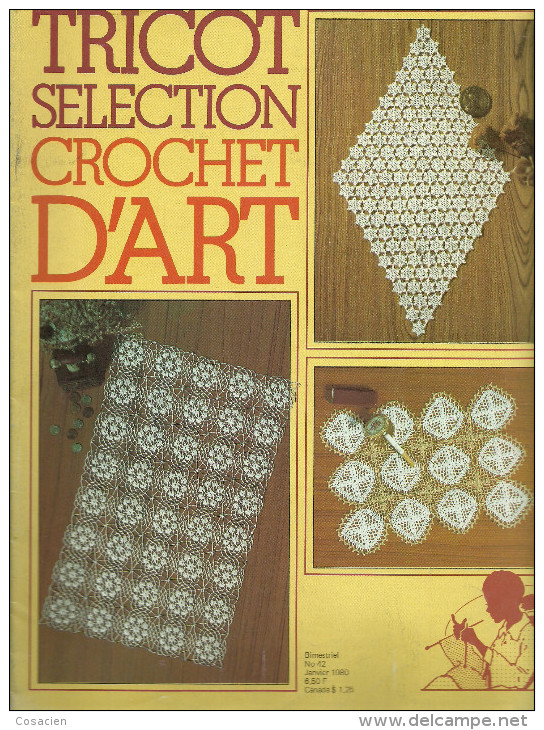 Tricot Sélection Crochet D´art 42, Set De Table, Nappe, Dessus De Plateau - Maison & Décoration