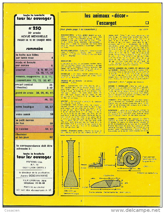 Toute La Broderie, Tous Les Ouvrages 250 Numéro Spécial, Crochet Point De Croix, Tricot - Maison & Décoration