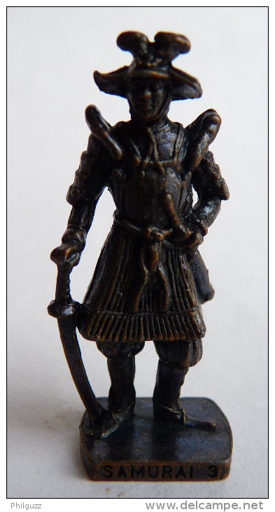 FIGURINE KINDER  METAL SAMOURAI 3 BRUNI 1861 80's - KRIEGER JAPANISCHE SAMURAI 1600 - Metal Figurines
