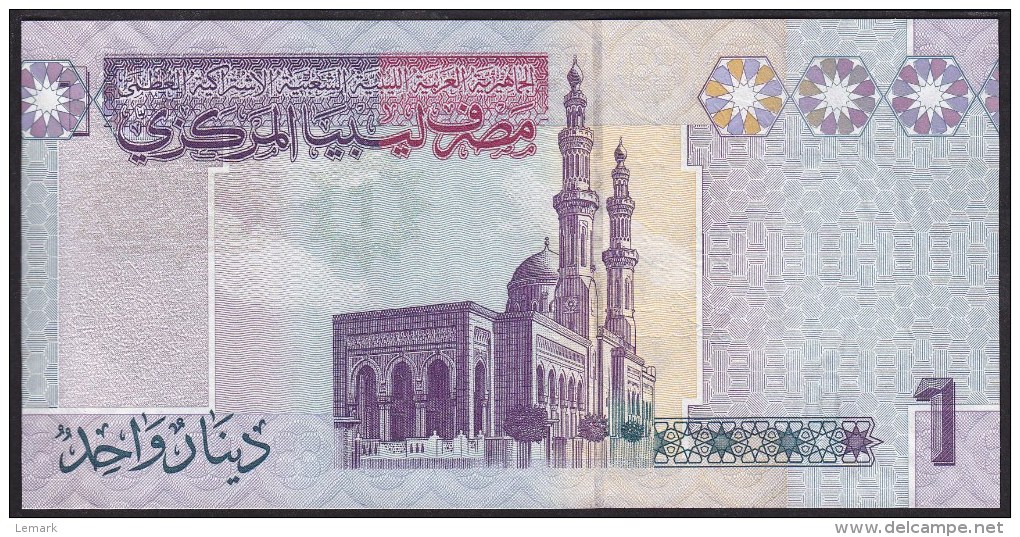 Libya 1 Dinar 2009 P71 UNC - Libya