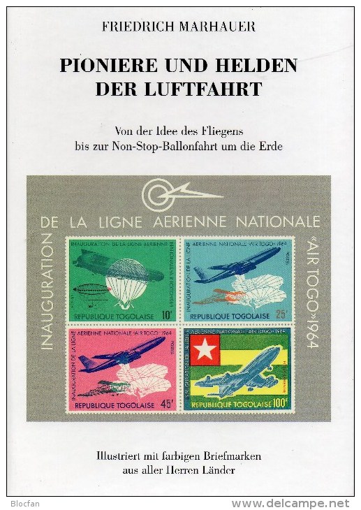 Marhauer:Pioniere Der Luftfahrt 1999 Plus BRD 1543+Block 24 O 25€ Otto Lilienthal 1991 Bloc Ms Airmails Sheet Bf Germany - Técnico