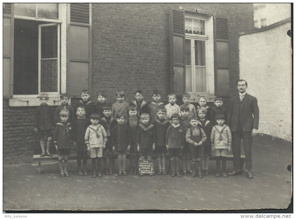 Photo Gemeenteschool JETTE école Communale 17 Cm X 12 Cm - Anciennes (Av. 1900)