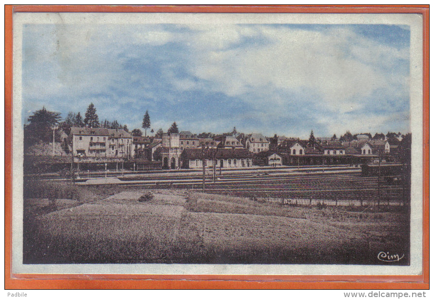 Carte Postale 19. Merlines La Gare  Trés  Beau Plan - Autres & Non Classés