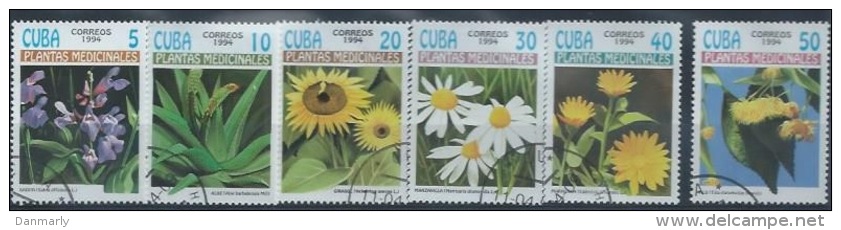 CUBA : Y&T  N° 3357 à 3362 " Plantes Médicinales " - Geneeskrachtige Planten