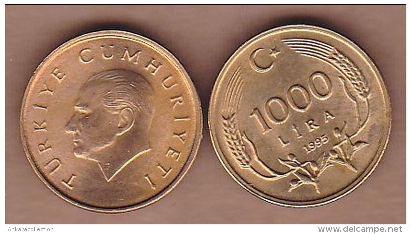 AC - TURKEY 1000 LIRA -  TL 1995 UNCIRCULATED COIN - Turquie