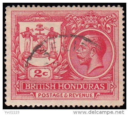 BRITISH HONDURAS - Scott #89 George V (*) / Used Stamp - Brits-Honduras (...-1970)