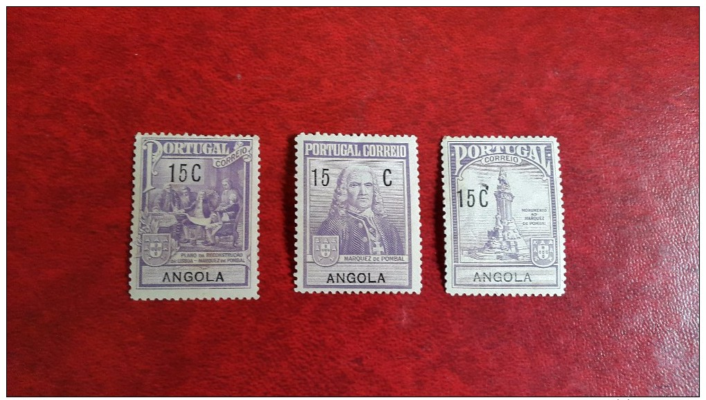 PORTUGAL  Angola   1925   Scott  RA1/3     Serie Completa  MNH** - Angola