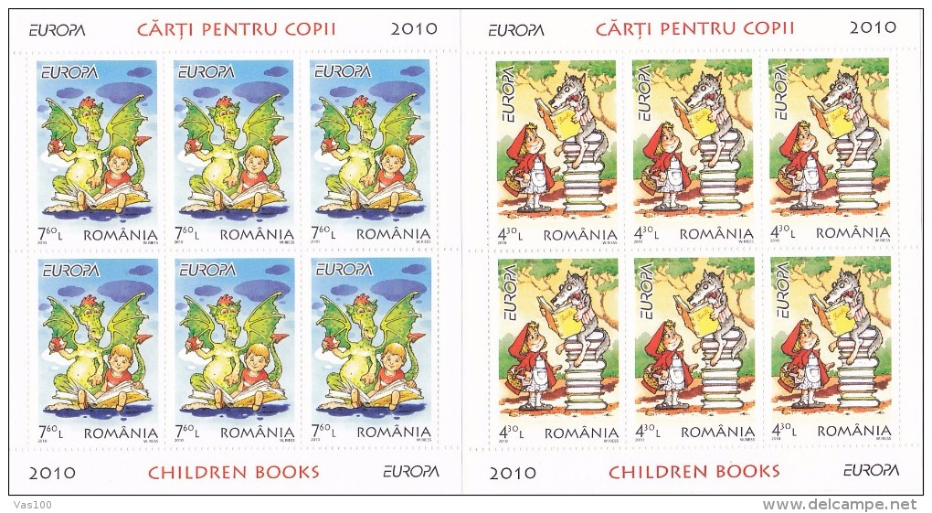 ROMANIA 2005-2015 MINISHEETS X6 STAMPS ,MNH **,EUROPA CEPT.PRICE FACE VALUE!