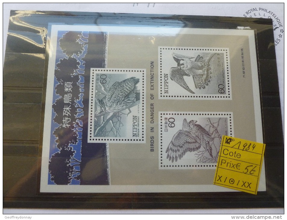 Japon Rapace Bloc 91  Japan Sheet 1994 - Neufs