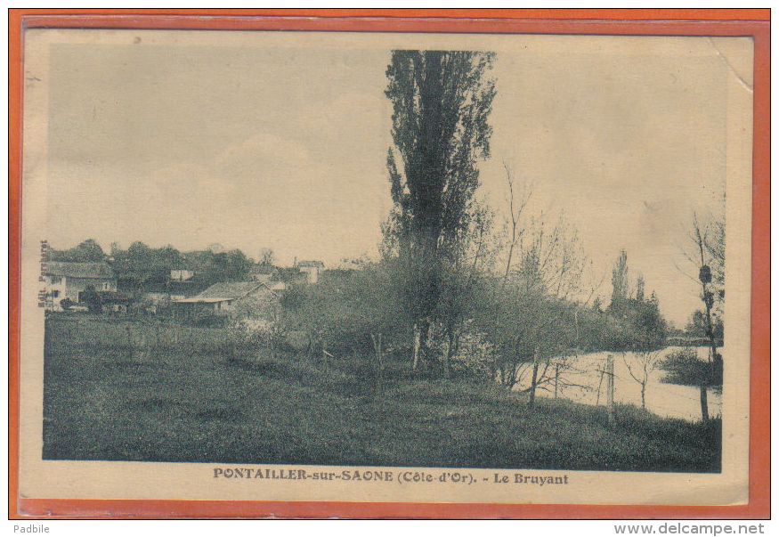 Carte Postale 21. Pontailler-sur-Saone  Le Bruyant  Trés  Beau Plan - Other & Unclassified