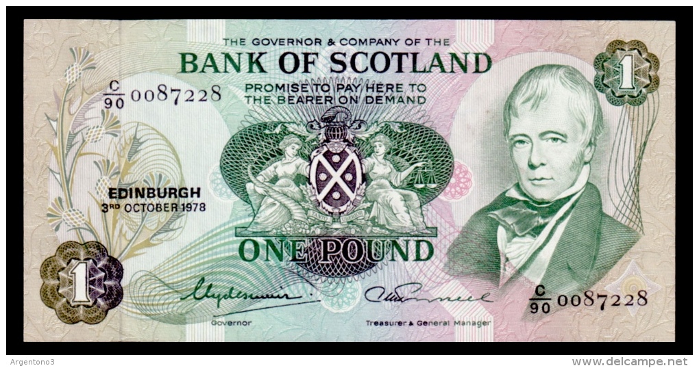 Scotland 1 Pound 1978 AUNC - 1 Pound