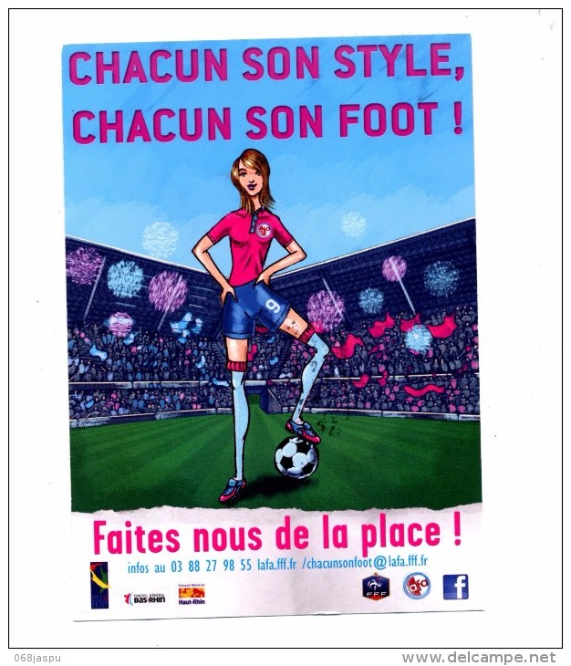 Fliers Football Feminin - Reclame