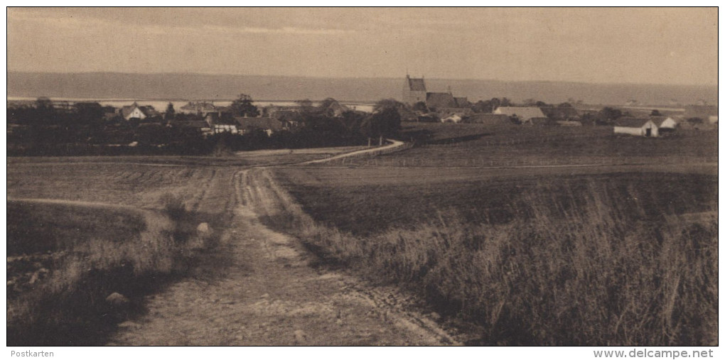 ALTE POSTKARTE OSTSEEBAD HEILIGENHAFEN TOTALANSICHT VON DER LANDSEITE GESEHEN PANORAMA Cpa AK Postcard Ansichtskarte - Heiligenhafen