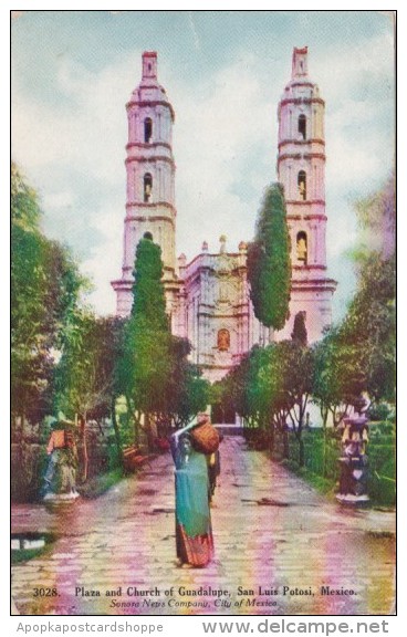 Mexico San Luis Potosi Plaza And Church Of Guadalupe - México