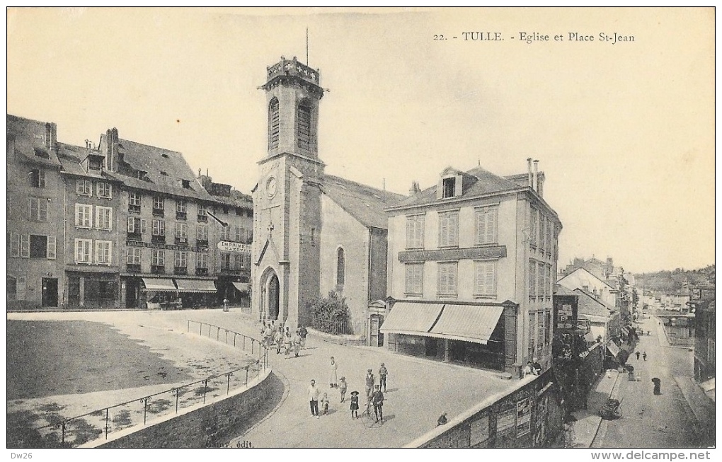 Tulle - Eglise Et Place St-Saint-Jean - Edition Gamy - Carte N° 22 Non Circulée - Tulle