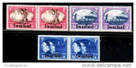 SWAZILAND, 1945, Mint Lightly  Hinged Stamps, Victory, 38-43 ,#6599 - Swaziland (...-1967)