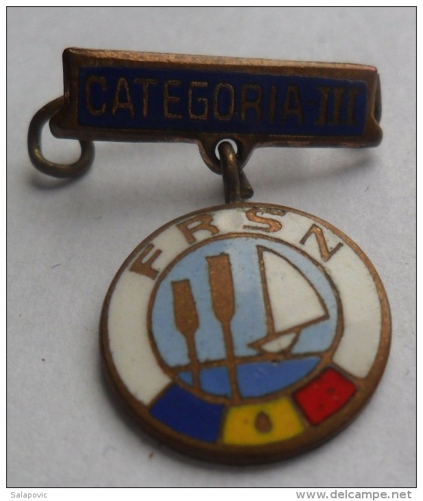 Rowing, Kayak, Canoe - FRSN Romania Federation  PINS BADGES P2 - Aviron