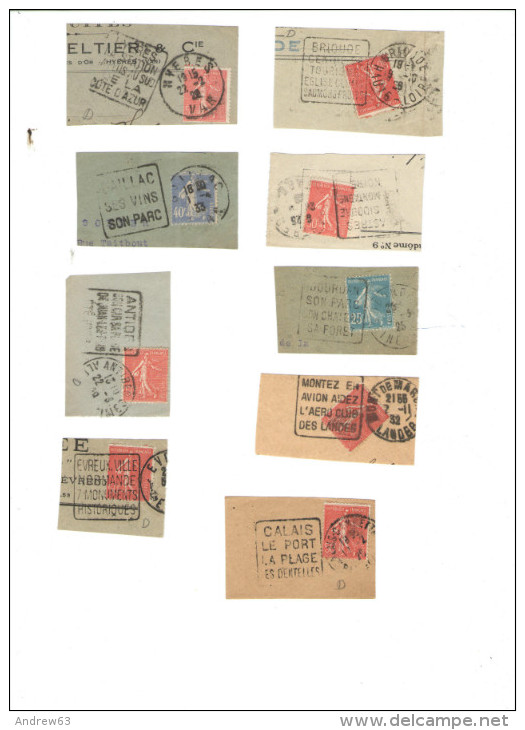 FRANCIA - France - 1930/1940/1950 - 20 X Fragments Avec Flamme - 1945-54 Marianna Di Gandon