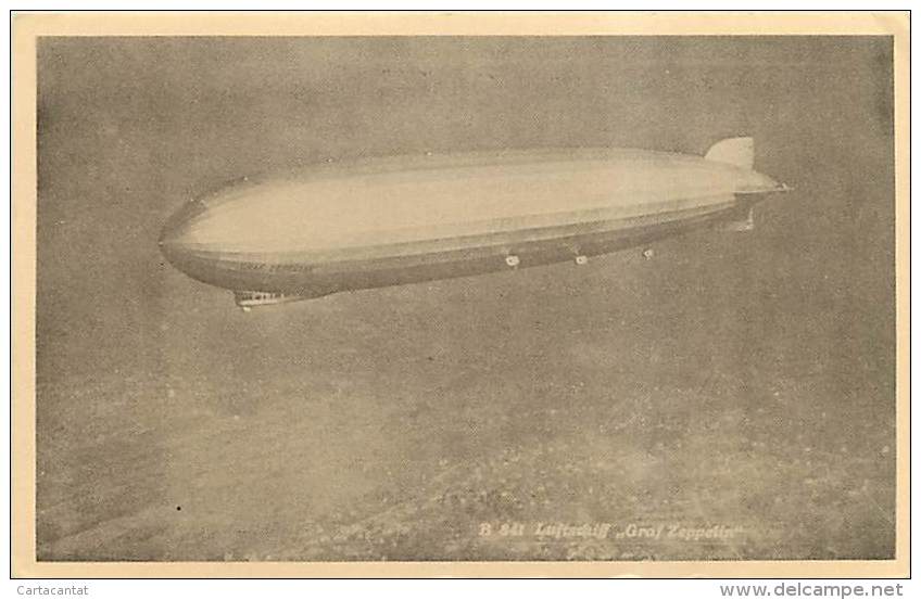 DIRIGIBILE - LUFTSCHIFF 'GRAF ZEPPELIN' IN VOLO. NON VIAGGIATA INIZI '900 - Dirigibili