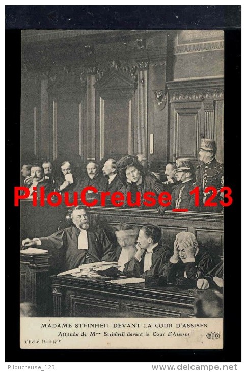 75 - PARIS  - Mme STEINHEIL Devant La Cour D'Assises - Avocat Me AUBIN - Other & Unclassified