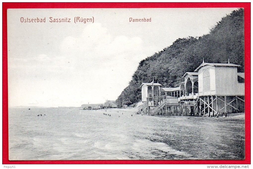 Insel Rügen. Ostseebad  Sassnitz. Damenbad - Sassnitz