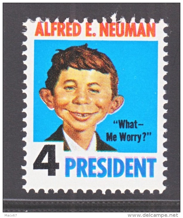 MAD  COMICS  ALFRED  E.  NEUMAN  FOR  PRESIDENT   ** - Unclassified