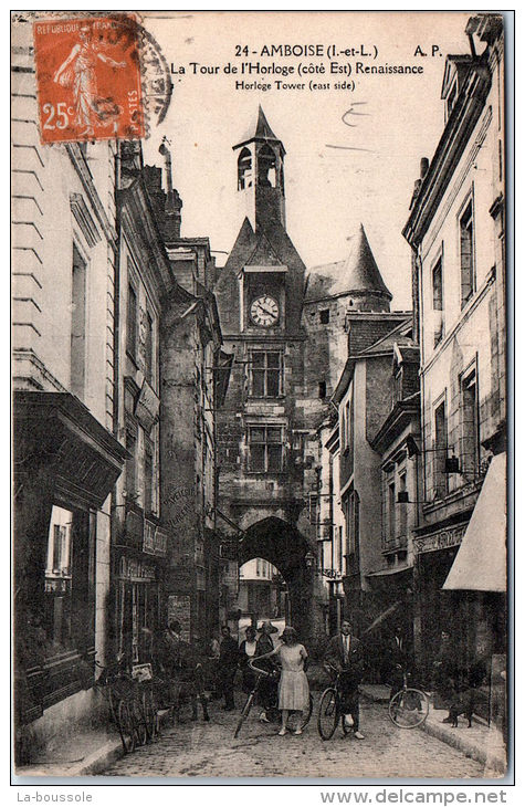 37 AMBOISE - La Tour De L'horloge Renaissance* - Neuillé-Pont-Pierre