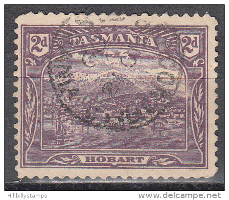 Tasmania   Scott No  97    Used     Year  1902   Wmk 70 - Usati