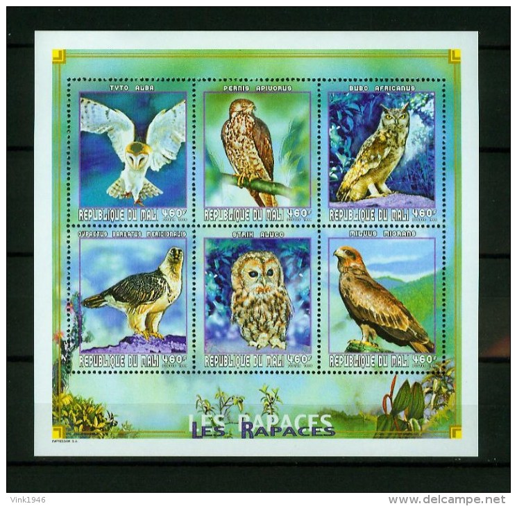 Mali 1999,6V In Block,birds,vogels,vögel,oiseaux,pajaros,uccelli,aves,MNH/Postfris(L2232) - Andere & Zonder Classificatie