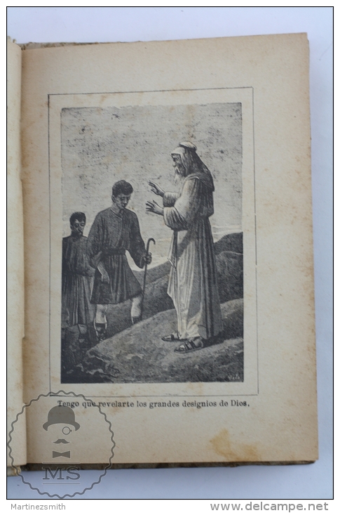 Old 1920´s Spanish Book By S. Calleja: Biblical Stories - King Saul By P. Berthe - Religion & Sciences Occultes