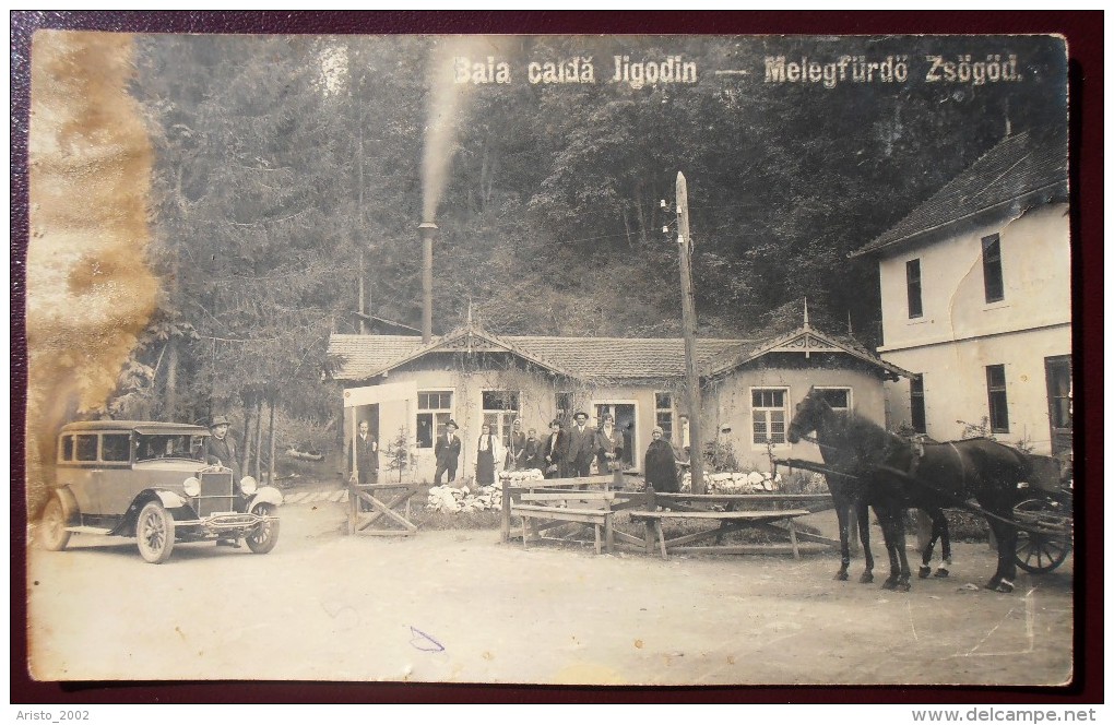 ROMANIA - RPPC |1910 - BAILE JIGODIN - MIERCUREA CIUC - MELEGFURDO ZSOGOD - Romania