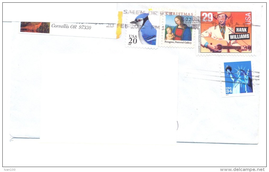 2012.USA, The Letter By Ordinary Post To Moldova - Lettres & Documents