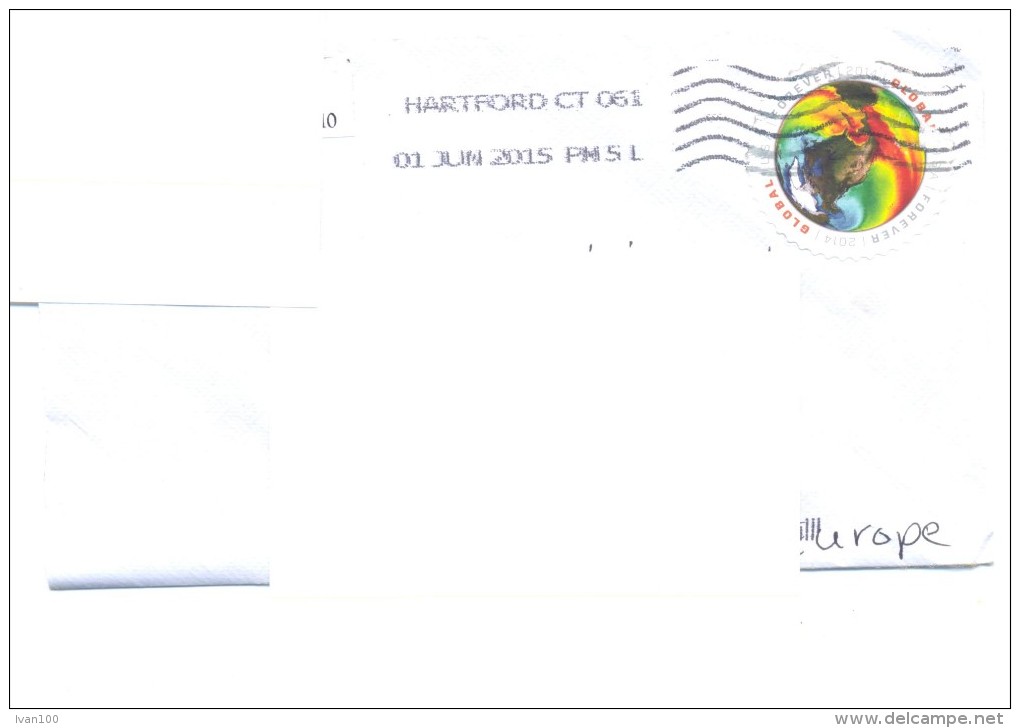 2015.USA,  The Letter By Ordinary Post To Moldova - Cartas & Documentos