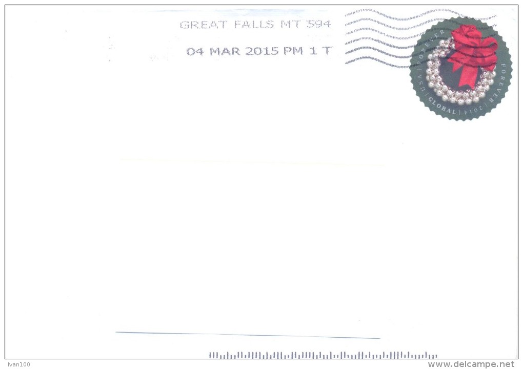 2015.USA,  The Letter By Ordinary Post To Moldova - Lettres & Documents