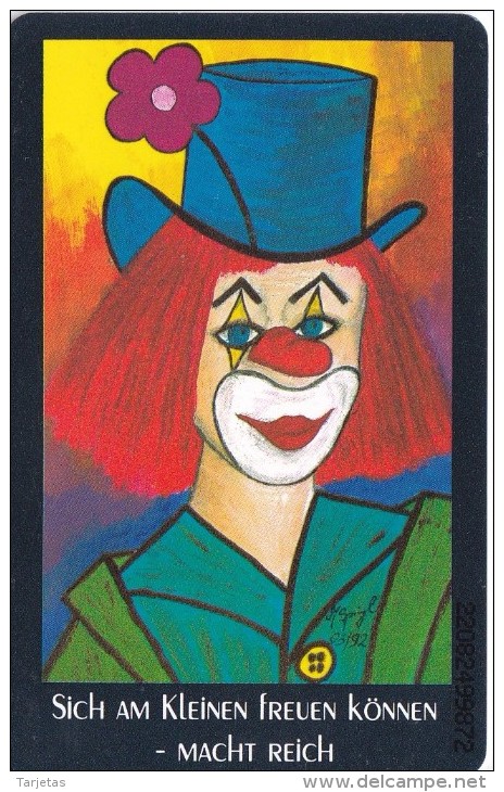 K 190 TARJETA DE ALEMANIA DE UN PAYASO - CLOWN DE TIRADA 3000 - K-Series : Customers Sets