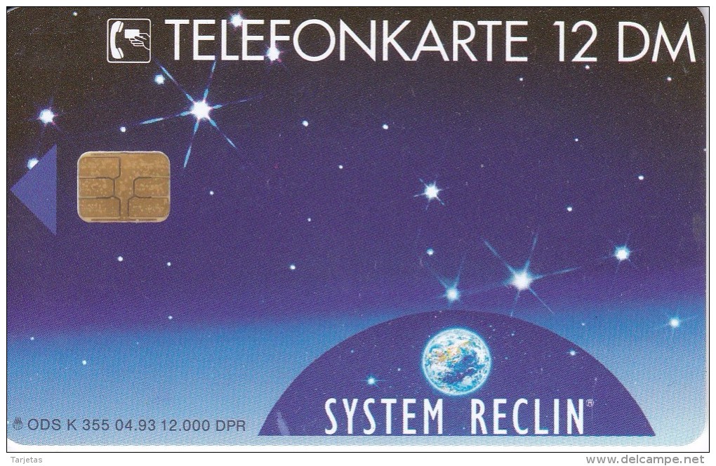 TARJETA DE ALEMANIA DE UNA CONSTELACION DE TIRADA 12000 (HOECHST) - Astronomùia