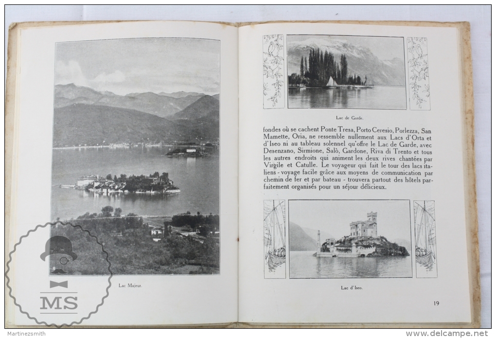 1922 Portofino Italy Tourism Brochure - Edited By The Italian National Tourism Board - French Edition - Cuadernillos Turísticos