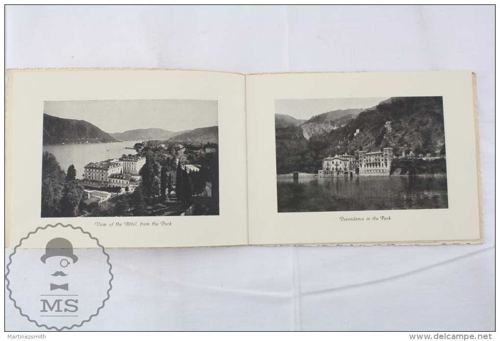 1930's Grand Hotel Villa D'Este &amp; reine D'Angleterre - Cernobbio - Lake of Como Italy - Tourism Brochure with Map
