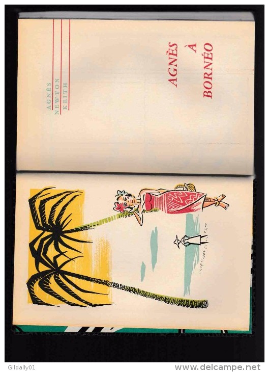 Roman:    AGNES DE BORNEO.     AGNES NEWTON KEITH.      1956. - Animaux