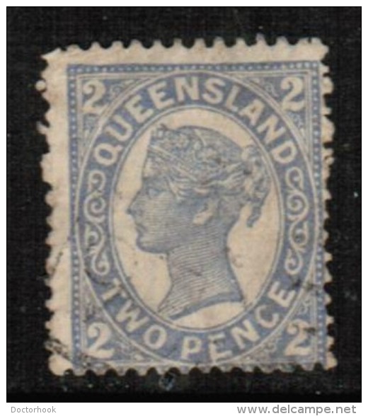 QUEENSLAND  Scott # 58 F-VF USED - Used Stamps