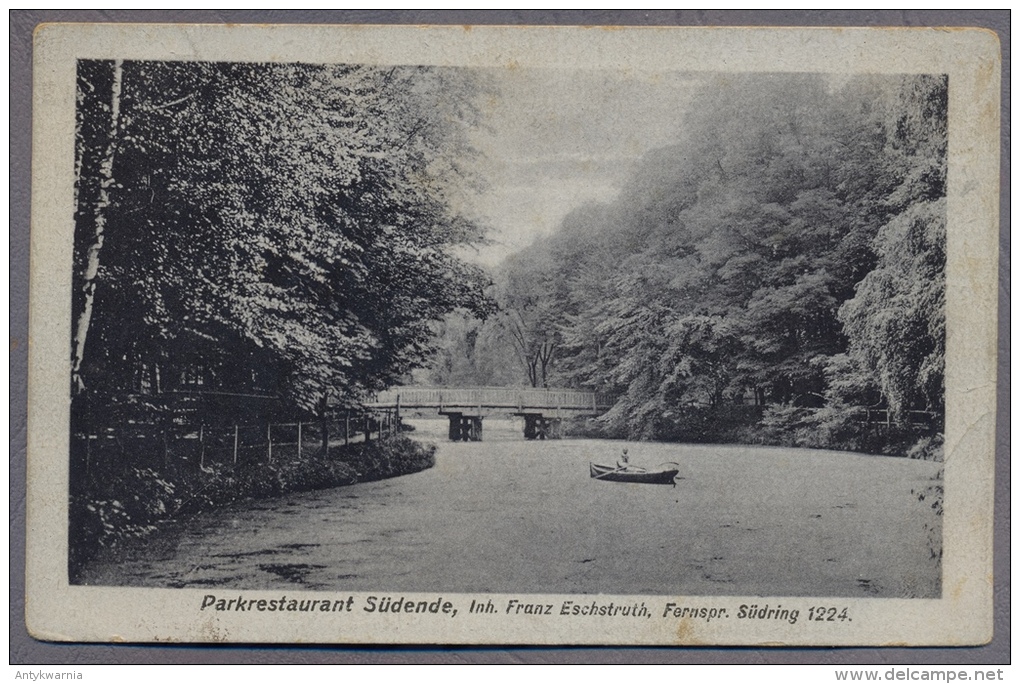 Südende Parkrestaurant  Bott  1924y.   B890 - Steglitz