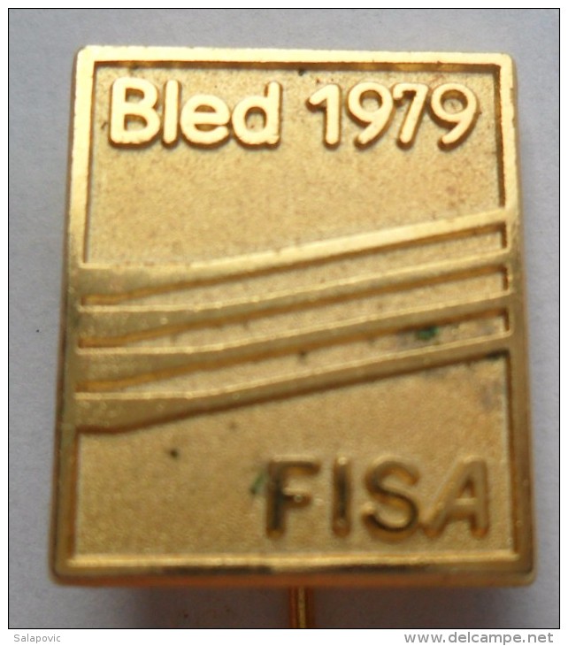 Rowing Championship Bled 1979 FISA   PINS BADGES P2 - Rudersport