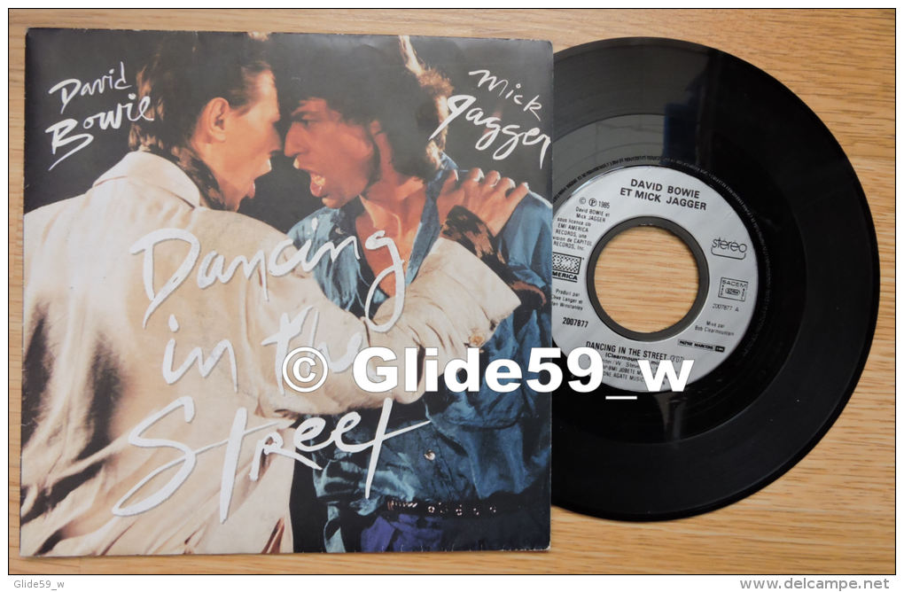 David Bowie &amp; Mick Jagger - Dancing In The Street - EMI N° 2007 877 - 1985 (45 Tours) - Rock