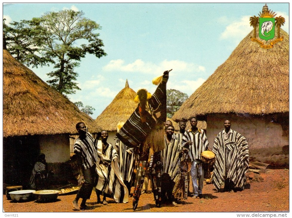 VÖLKERKUNDE / ETHNIC - Cote D'Ivore, Scene De Village - Elfenbeinküste