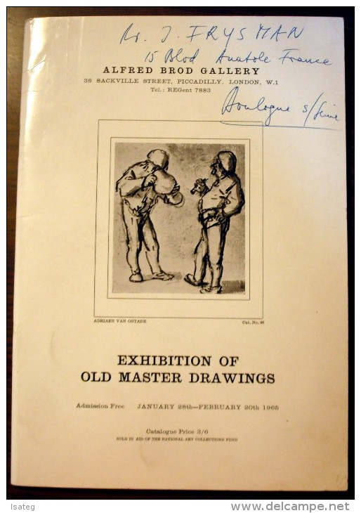 Exhibition Of Old Master Drawings : Alfred Brod Gallery Janvier-Février 1965 - Autres & Non Classés