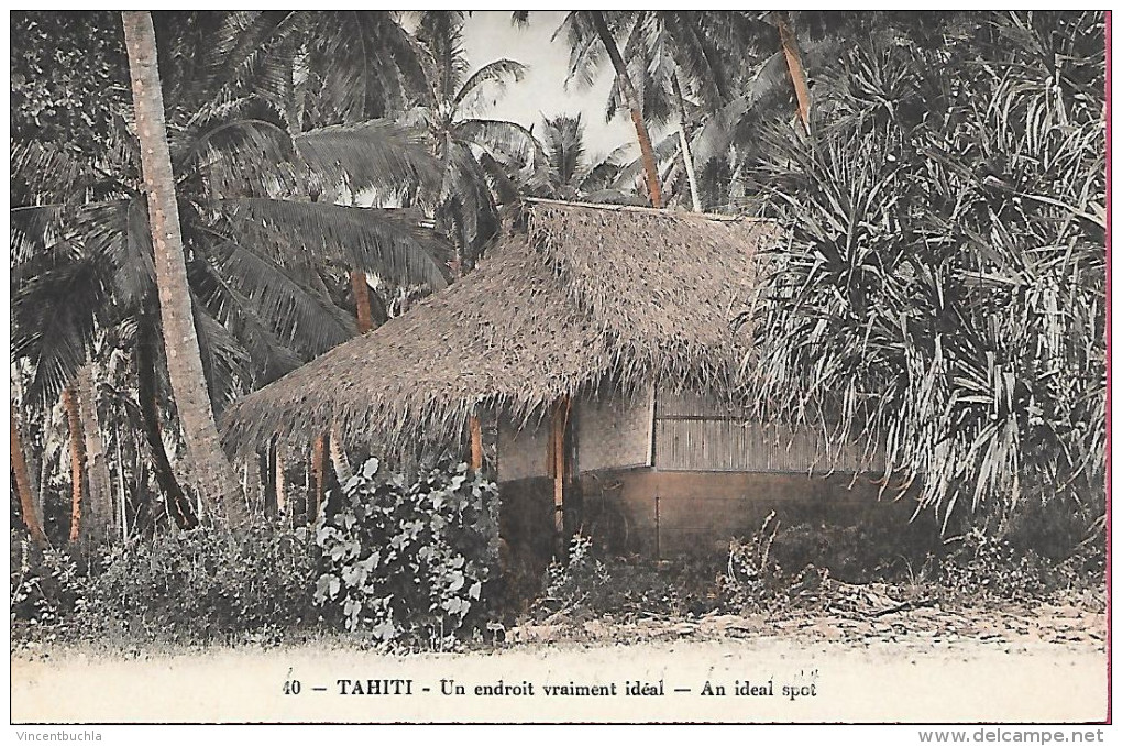 Tahiti - Un Endroit Vraiment Idéal An Ideal Spot Colorisée - Tahiti